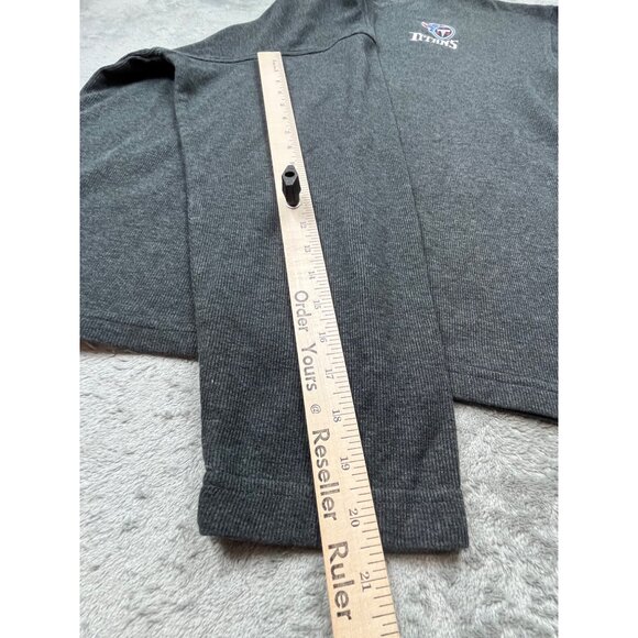 Tennessee Titans Mens XL Gray Long Sleeve Shirt True Fan Nashville Crew neck - Picture 6 of 9